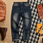 Quần jean xước QJ909 - XANH ĐẬM