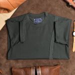 Áo phông phối viền AP937 - Rêu