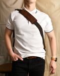 Áo polo  cổ viền AP948-TRẮNG